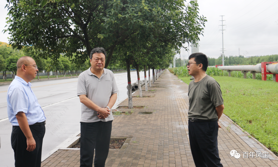 雷涛到乐玩体育特钢集团调研指导防汛工作